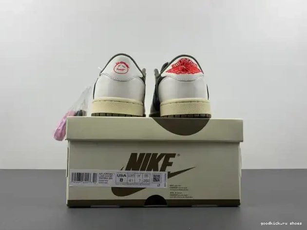 Rep 1 X SCOTT LOW TRAVIS AIR MEDIUM DM7866-200 OLIVE OG JORDAN 0612